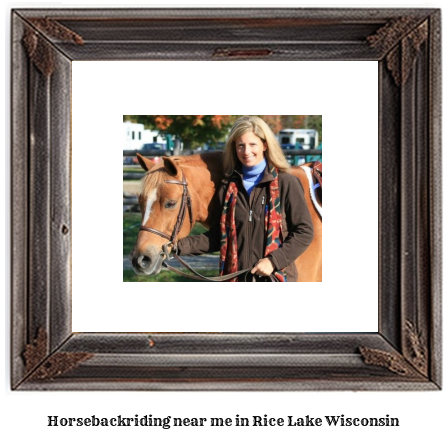 horseback riding near me in Rice Lake, Wisconsin